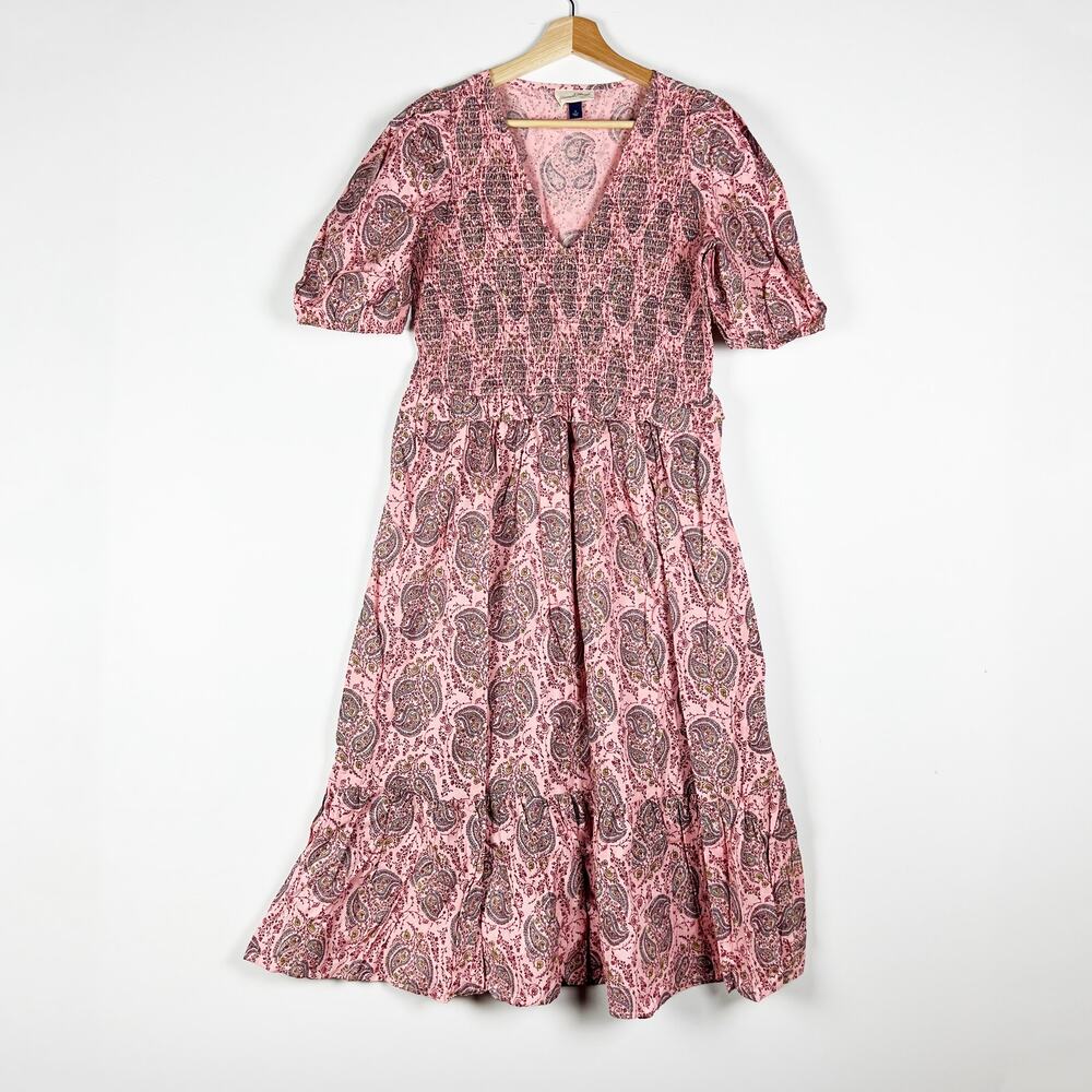 Universal Thread pink floral boho smocked midi dress Size Small - Picture 6 of 6
